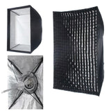 24"X 36" Easy Setup Carry Foldable EZ Softbox Fr Bowens Lightrein Jinbei / Goldenshell Calumet JTL Interfit With Grid