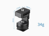 LEOFOTO FA-06 Mini Ballhead Panorama Head For DLSR Camera Hotshoe Adapter Mount
