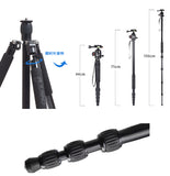 JUSINO TK-255 Aluminium Tripod With BT-02 Ballhead Kit With Monopod