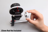 Kamerar FF-3 Follow Focus w/ 15mm Quick Release Rods Clamp