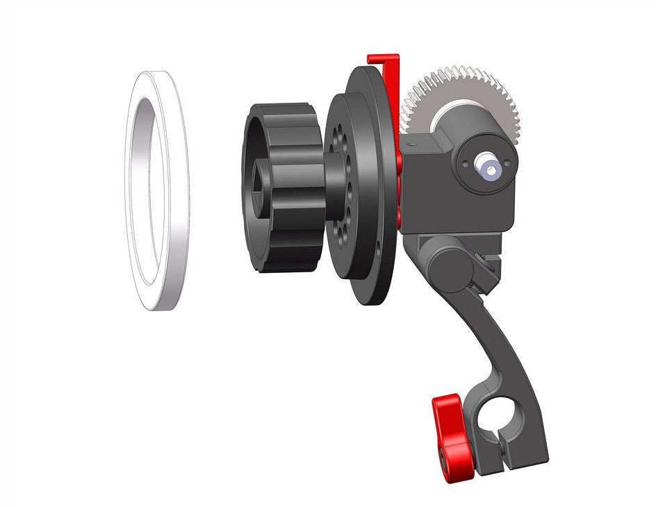 Kamerar FF-3 Follow Focus w/ 15mm Quick Release Rods Clamp
