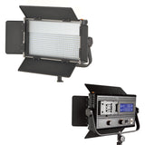 LED 576ASVL STUDIO VIDEO LIGHT PANEL BI-COLOR DIMMABLE WITH V-MOUNT BATTERY PLATE & LCD TOUCH SCREEN