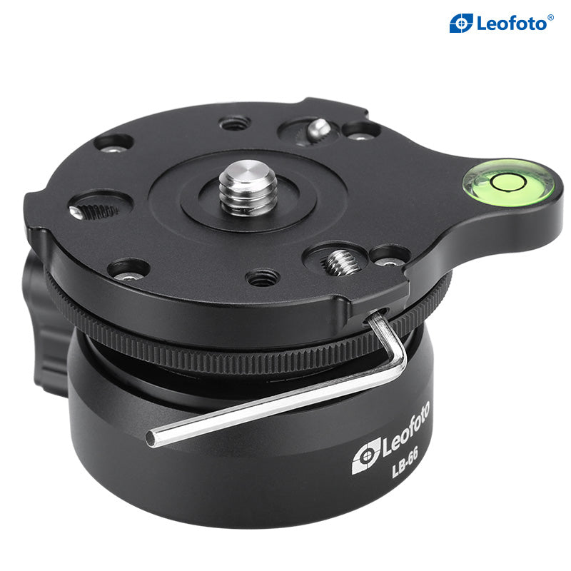 LEOFOTO LB-66 Adjustable Hemisphere Tripod Head Leveling Base