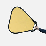 Handheld Silver/Gold  Diffuser Reflector 32 inch