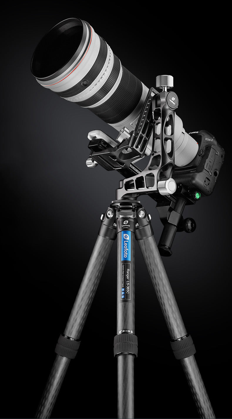 Leofoto LS-365C + PG-1 Professional Carbon Fiber Tripod with Gimbal Head