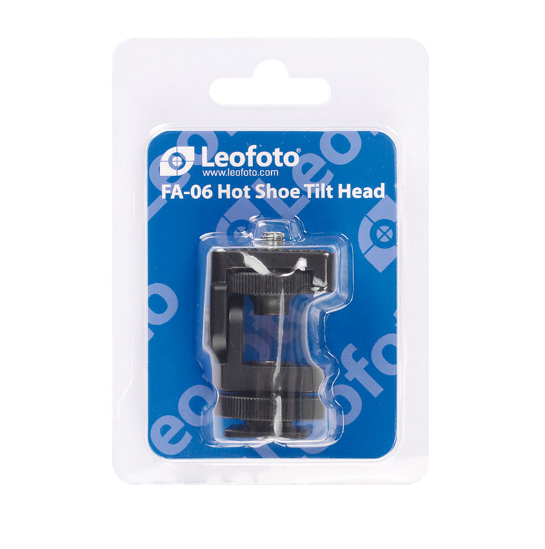 LEOFOTO FA-06 Mini Ballhead Panorama Head For DLSR Camera Hotshoe Adapter Mount