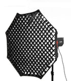 Boîte à lumière octogonale de 36 po avec grille pour éclairage blanc Alienbees Einstein