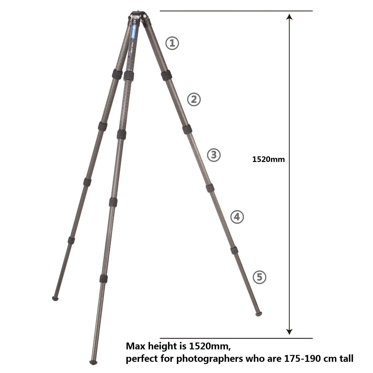 Leofoto LS-365C + PG-1 Professional Carbon Fiber Tripod with Gimbal Head