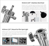 Photoys Heavy-Duty MF-3000F Steel Light Stand (10.2')