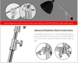 Photoys Heavy-Duty MF-3000F Steel Light Stand (10.2')