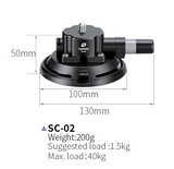 Leofoto SC-02 Suction Cup for Camera Mobile Phone