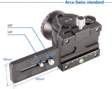 Leofoto BV-10 Professional Fluid Video Head Arca-Swiss compatible
