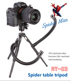 Leofoto MT-03 2 Section Spider Mini Table Top Pocket Tripod