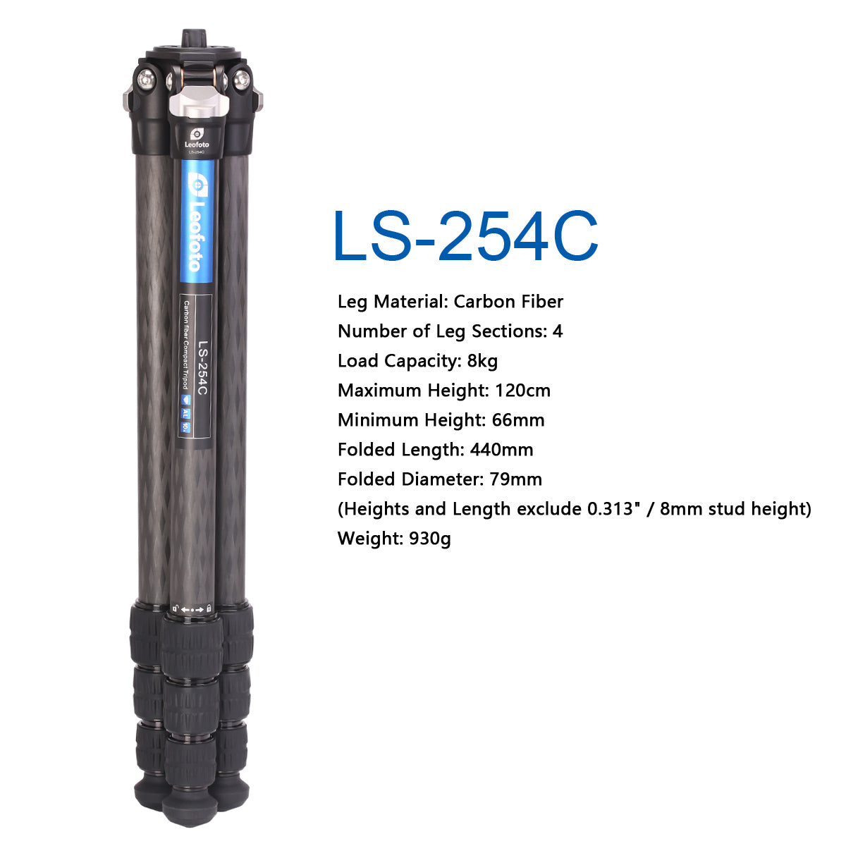 LEOFOTO LS-254C TRIPOD WITH LH-30 BALLHEAD KIT TRAVEL TRIPOD