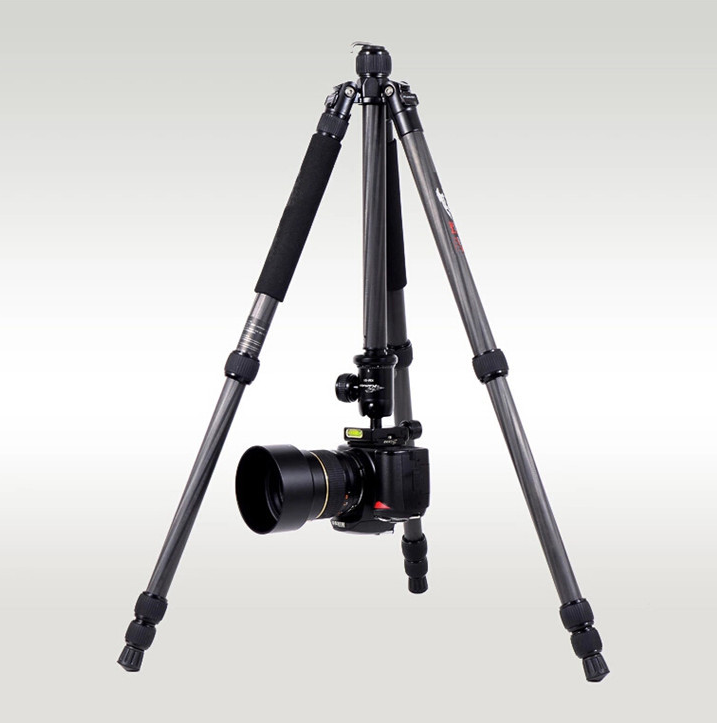 Professional carbon fiber tripod for DSLR camera With Monopod and Ballhead