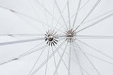 150cm 60 inch White Black 16-Rib Parabolic Umbrella