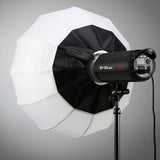 Jinbei 65cm 25" Folding Spherical Diffuser Softbox Bowens Mount fr Studio Strobe EF200