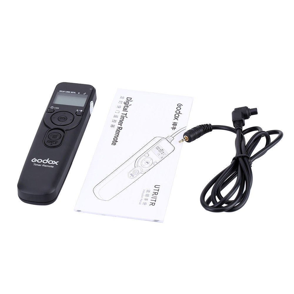 GODOX UTR-C3 TIMER REMOTE SHUTTER RELEASE FOR CANON 5DIV,III,II,1D,6D,7D,50D,40D