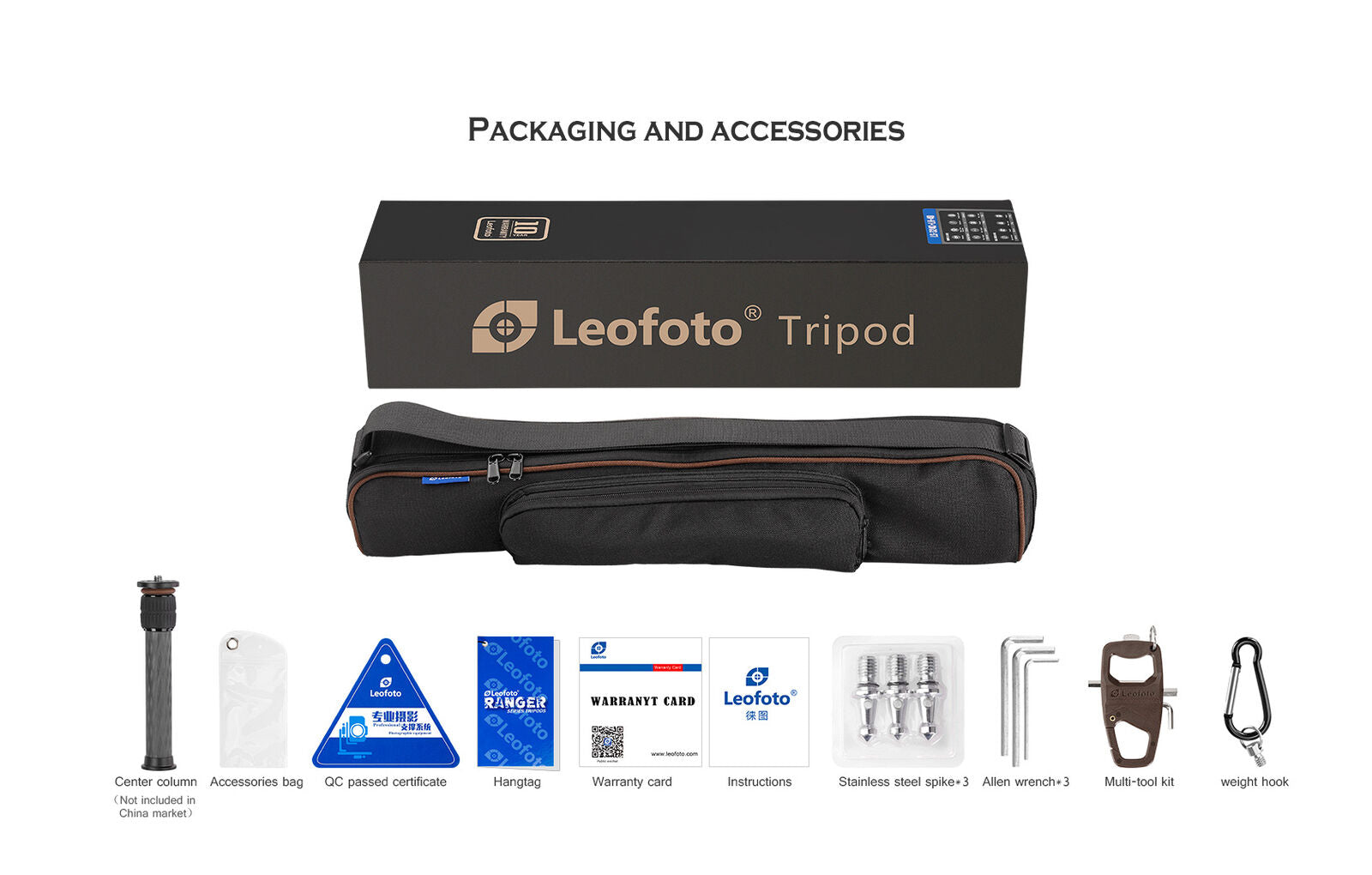Leofoto LS-285C with LH-36 Head  Ranger Series Tripod Kit