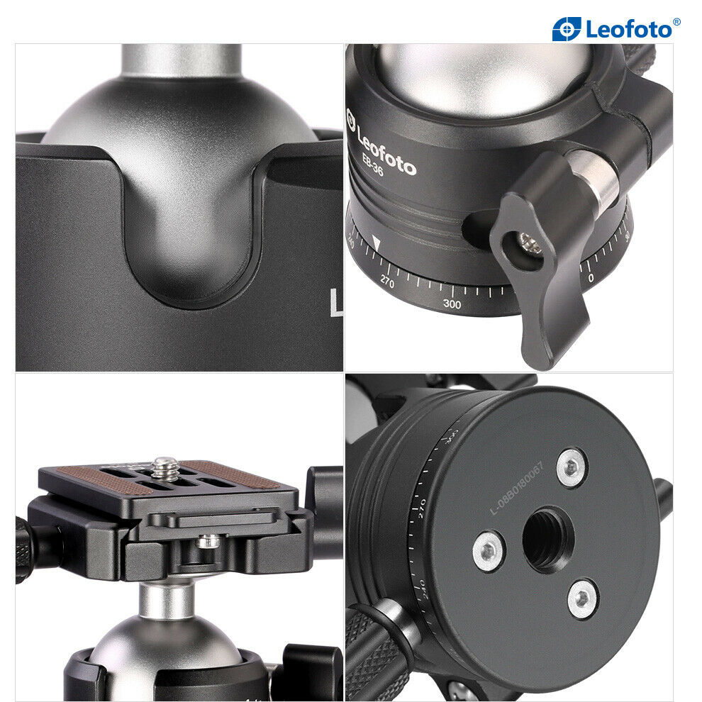 Leofoto LS-223C+EB-36 Portable Mini Carbon Fiber Tripod Ballhead Kit