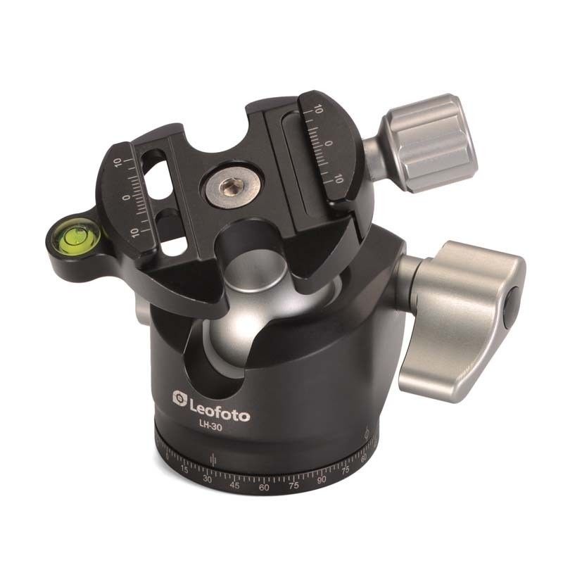 LEOFOTO LH-30 30mm Low Profile Tripod Ball Head Arca / RRS Compatible