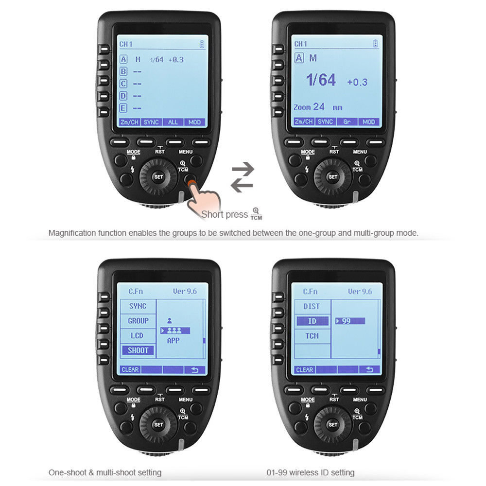 Godox XPro-S TTL 2.4G Wireless Flash Trigger for Sony Cameras