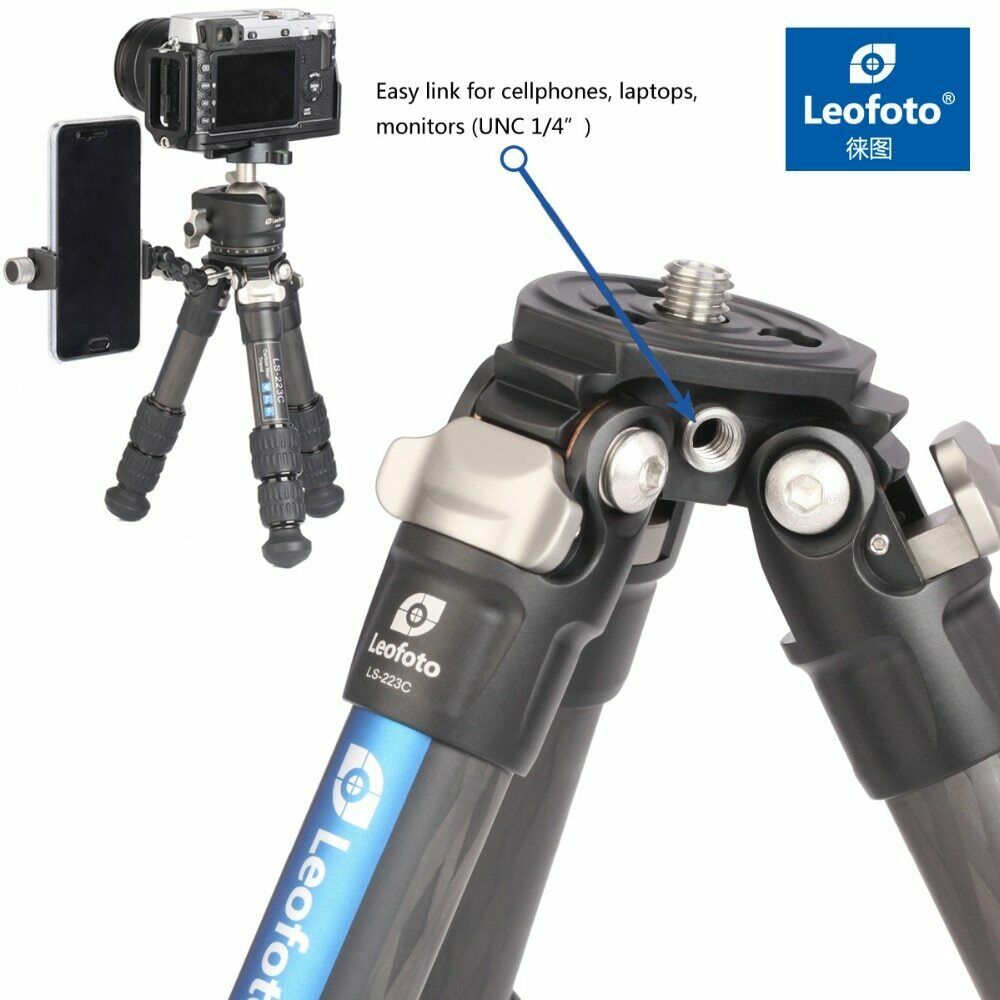 Leofoto LS-223C  Carbon Fiber Mini Tripod Portable Light Weight