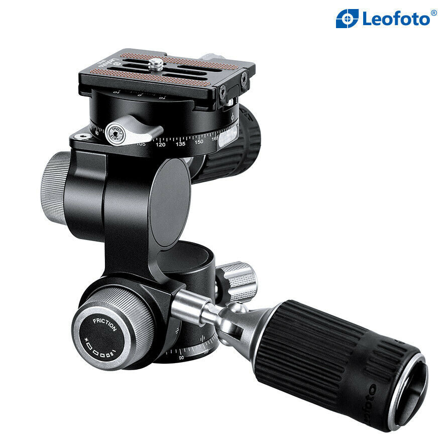 Leofoto FW-01R 4-Way Head Pan-and-Tilt Head with NP-60 Plate / Arca-Swiss Standard Clamp
