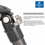 Leofoto LS-223C  Carbon Fiber Mini Tripod Portable Light Weight