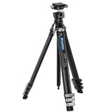 Leofoto AZ-204C+LH-25R Azure Series Carbon Fiber Ultra-Compact Tripod Kit