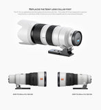 Leofoto SF-01 Arca-compatible replacement lens foot for Sony GM lenses, including 50-150mm F2, 70-200mm F2.8, 300mm,  400mm F4.5 GM OSS  and 600mm F6.3 GM OSS