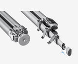 Leofoto AZ-235C+LH-30R Azure Series Carbon Fiber Ultra-Compact Tripod Kit -Silver Gray