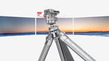 Leofoto AZ-235C+LH-30R Azure Series Carbon Fiber Ultra-Compact Tripod Kit -Silver Gray