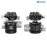 Leofoto LH-40PCL Low Profile Ball Head with Quick Release Clamp