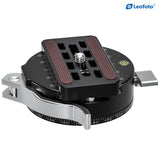 Leofoto PCL-70 Panning Quick Release Lever Clamp + QP-70N QR Plate