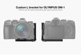 Leofoto LPO-OM-1 L Plate for OM SYSTEM OM-1 / Mark II | Arca Compatible