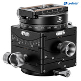 Leofoto G6 Geared Head with QP-70N Quick Release Plate – Precision Adjustment for Architectural & Macro Photography