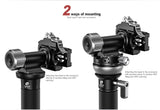 Leofoto MPG-01L Monopod Head Side Mount 360° Tilting Lever-Release Clamp