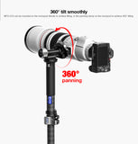 Leofoto MPG-01L Monopod Head Side Mount 360° Tilting Lever-Release Clamp