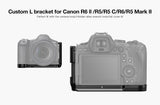 Leofoto LPC-R6II L Plate for Canon R6 II / R5 II / R5 C / R5 / R6 | Arca Compatible