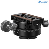 Leofoto GR-3 60mm Gear Panning Clamp with Plate Arca Compatible