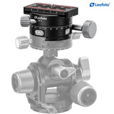 Leofoto GR-3 60mm Gear Panning Clamp with Plate Arca Compatible