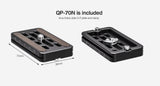 Leofoto GR-3 60mm Gear Panning Clamp with Plate Arca Compatible