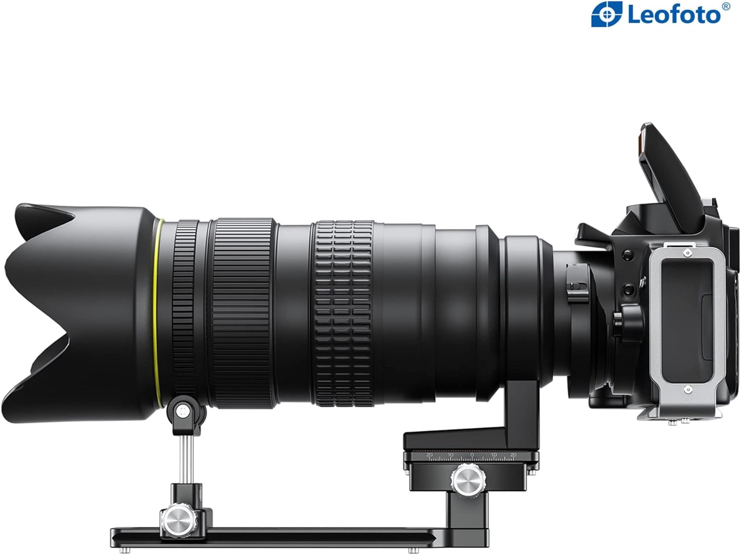 Leofoto VR-150S Dual Pivot Long Tele Lens Support with Arca Compatible QR