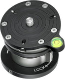 Leofoto LB-75S Leveling Base with 75mm Plate and 70mm System Base Mount with Butterfly Handle