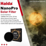 Haida NanoPro Solar Neutral Density Filter 72mm, 20-Stop