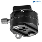 Leofoto GR-2 60mm Gear Panning Clamp with Plate Arca Compatible