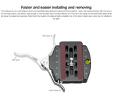 Leofoto LR-60 Lever Release Clamp with QR Plate