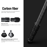 Leofoto LY-224C Carbon Fiber Tripod with LH-25 Ball Head