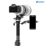 Leofoto MPC-366CL Carbon Fiber 6-section Monopod with Quick Positioning Panning Clamp & Bowl